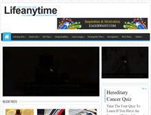 Tablet Screenshot of lifeanytime.com